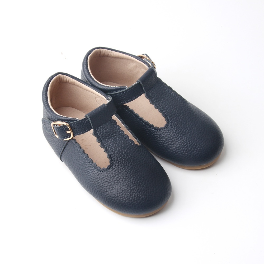 Navy Blue T-Bar Shoes for kids | Unisex shoes